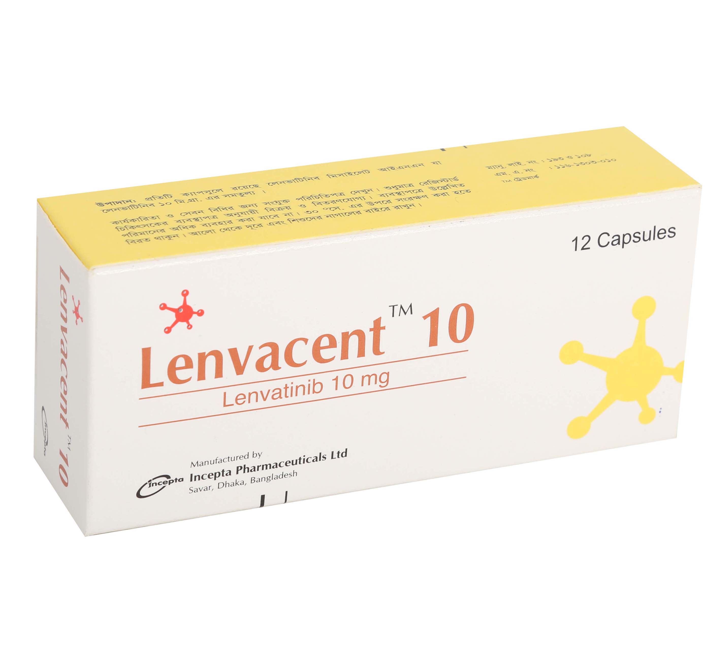 Picture of Lenvacent 10 Capsule